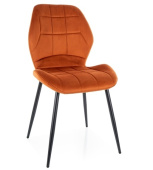 Стул Signal  JAKE Velvet Bluvel 4215 корица/черный