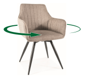 Стул Signal BALLO бежевый/черный Brego 34