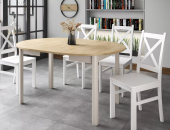 Стол обеденный Signal DANTE дуб кремона/кашемир 102x102/142