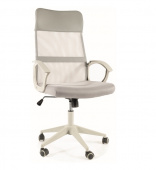 Кресло компьютерное Signal Q-026 серый/белый