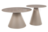 Комплект журнальных столиков Signal HILL II травертин/кашемир