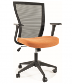 Кресло офисное Signal Q-328 черный/оранжевый