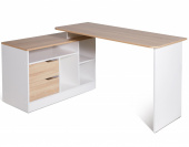 Письменный стол Мебель-класс ИМИДЖ-3 белый/дуб сонома правый