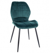 Стул Signal JAKE Velvet Bluvel 78 зеленый/черный