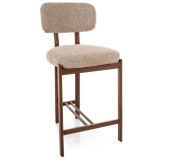 Стул полу барный Signal MISAKI H-2 беж TAP. 253/орех