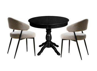 Стул Signal Lucio Noelle 30, бежевый/черный матовый