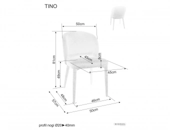 Стул мягкий Signal TINO Wind 33 оливковый