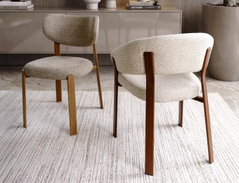 Стул Signal NAGOJA D светло бежевый/орех TAP. 255 