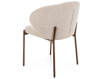 Мягкий стул Signal KIOTO D беж TAP. 255/орех