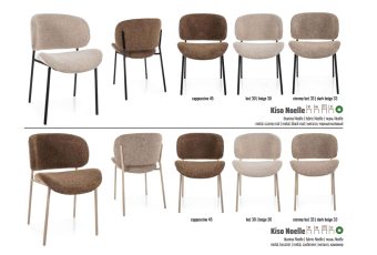 Мягкий стул Signal KISO Noelle светлый беж ТАР.33/ кашемир