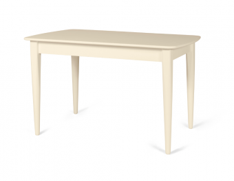 Стол обеденный Мебель-класс САТУРН Cream White 80х125-165