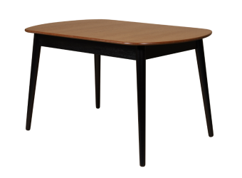 Стол обеденный Мебель-класс ЭНЕЙ 80х130/160 черный/дуб