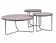 Комплект столов журнальных Signal DEMETER  бетон эффект/серый
