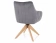 Стул Signal AZALIA D Velvet Bluvel 14 серый/дуб