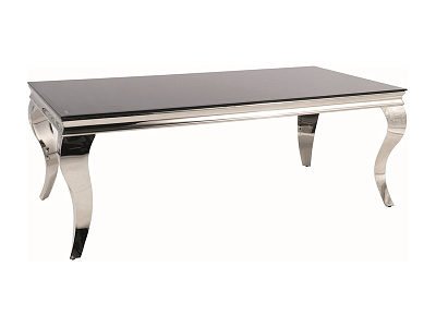 Журнальный столик Signal PRINCE A  60x120x45 черный/хром