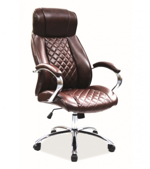 Кресло офисное Signal Q-557 коричневый/черный