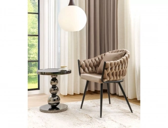 Стол журнальный Signal RIMA черный 50х50хh56