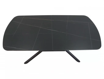 Стол обеденный Signal VECTOR Ceramic 90х180/220 черный