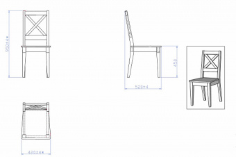 Стул для кухни Мебель-класс ФЛОРА дуб Р-43