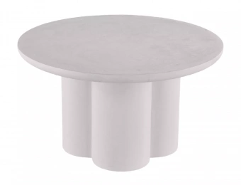 Столик журнальный Signal ROSALIA 80x80x45 светло серый