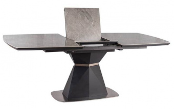 Стол обеденный Signal CORTEZ CERAMIC 90х160/210 серый керамический