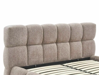 Кровать с подъемным механизмом Signal PARMA Raven 30 темный беж 160х200