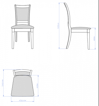 Стул Мебель-класс ГАРМОНИЯ белый/Verona 66/2 категория