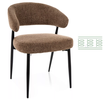 Стул Signal Lucio Noelle 45, капучино/черный матовый