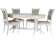 Стол обеденный Мебель-класс ЗЕВС серый 95х160-220   