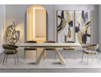 Стул металлический Signal KATANA капучино/кашемир TAP.259