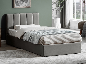 Кровать Signal MONTREAL Velvet 90x200 серый ТАР.192