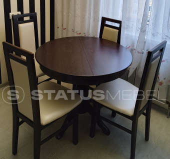 Стол Мебель-класс ГЕЛИОС круглый 93х93/128 венге