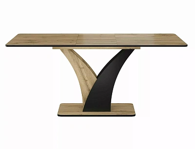 Стол обеденный Signal VENTO дуб артизан/черный 68х120-160