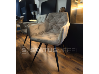 Стул поворотный Signal MANGO Velvet Bluvel 40 темный беж