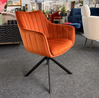 Стул Signal AZALIA Velvet Bluvel 4215 корица/черный