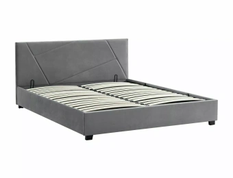 Кровать Signal COLUMBIA Velvet 140x200 серыйй, Bluvel 14