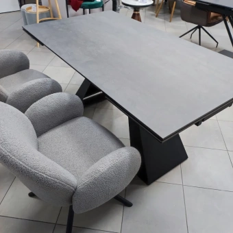 Стул Signal PLANET Raven 06 серый/черный