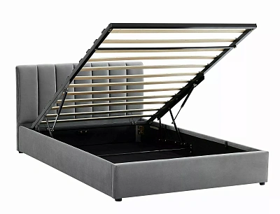 Кровать Signal MONTREAL Velvet 120х200 серый, ТАР.192