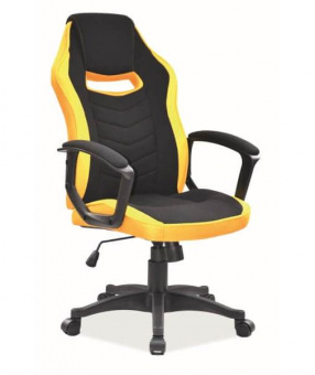 Кресло компьютерное Signal CAMARO черный/желтый