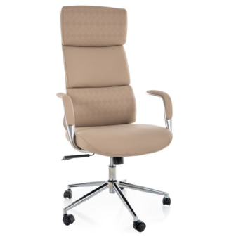 Кресло офисное Signal Q-03 бежевый/хром