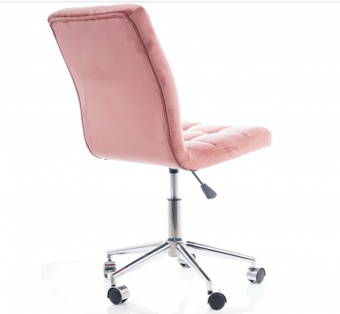 Кресло офисное Signal Q-020 античный розовый/хром