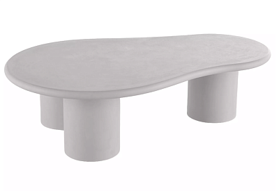 Стол журнальный Signal SELENA 130x80x35 светло серый