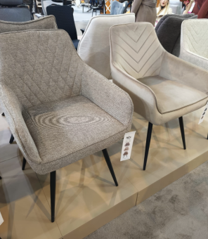 Стул на пружинном блоке Signal SERVIO Brego 31 светло-бежевый/черный