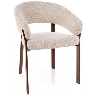 Стул Signal NAGOJA D светло бежевый/орех TAP. 255 