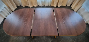 Обеденный стол Мебель-класс ЗЕВС Р-43 дуб 95х160-220 