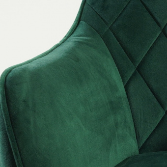 Стул Signal LINEA Velvet Bluvel 78 зеленый/черный