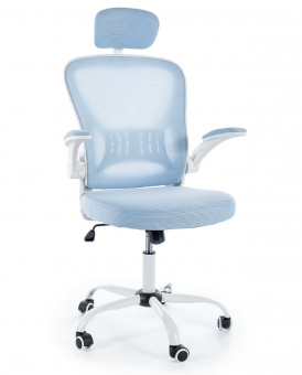 Кресло офисное Signal Q-639 голубой/белый