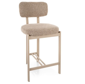 Стул полу барный Signal MISAKI H-2 беж TAP. 253/кашемир