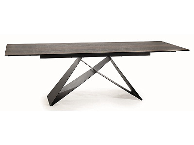 Стол Signal WESTIN Ceramic Legno эффект дерева/черный матовый 90х160/240