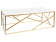 Стол журнальный Signal ESCADA A II 120х60хh40 белый мраморный/золотой